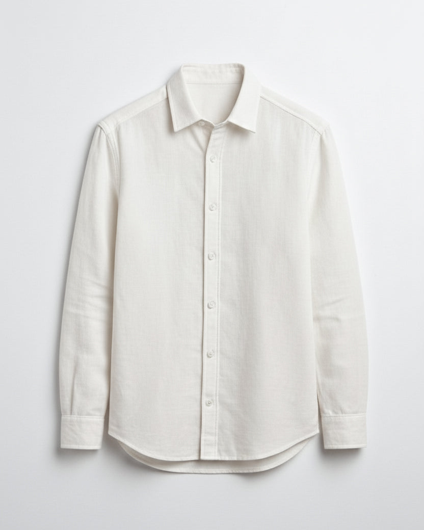 White Premium Soft Linen Shirt