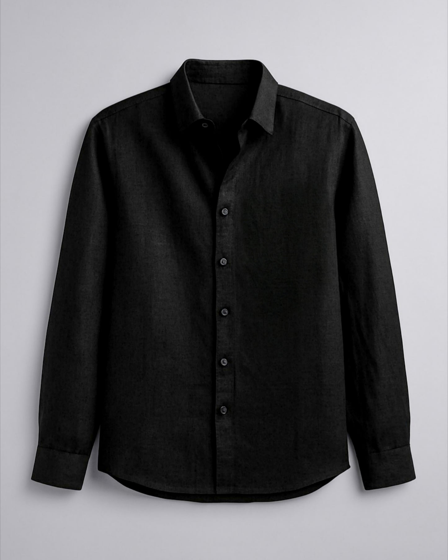 Premium Black Linen Shirt