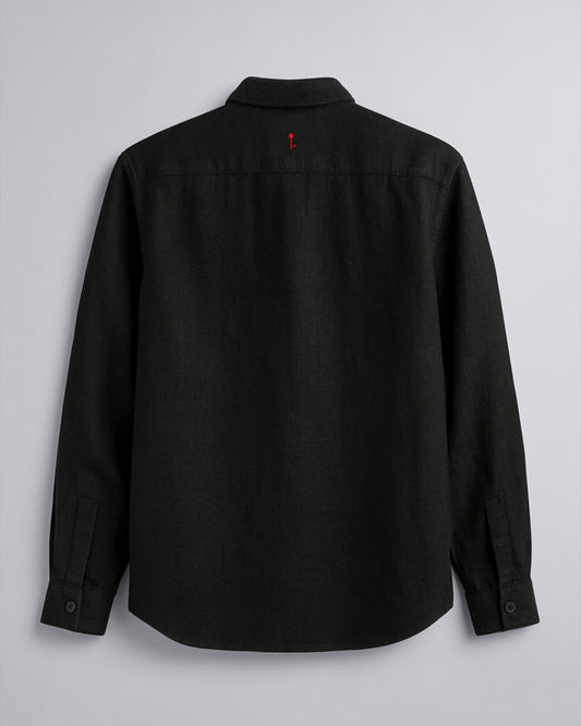 Premium Black Linen Shirt