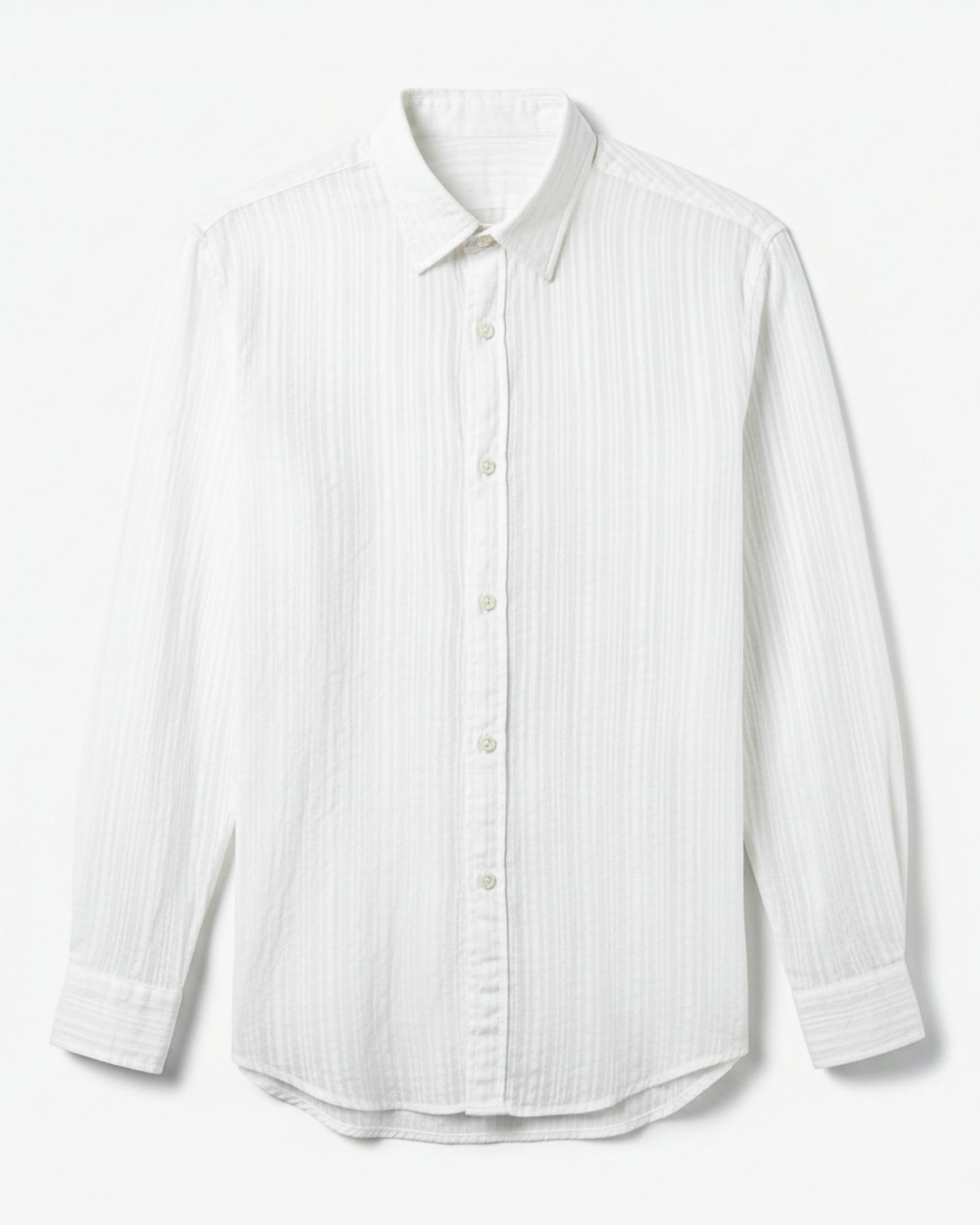 Bright White Dublin Stripe Shirt