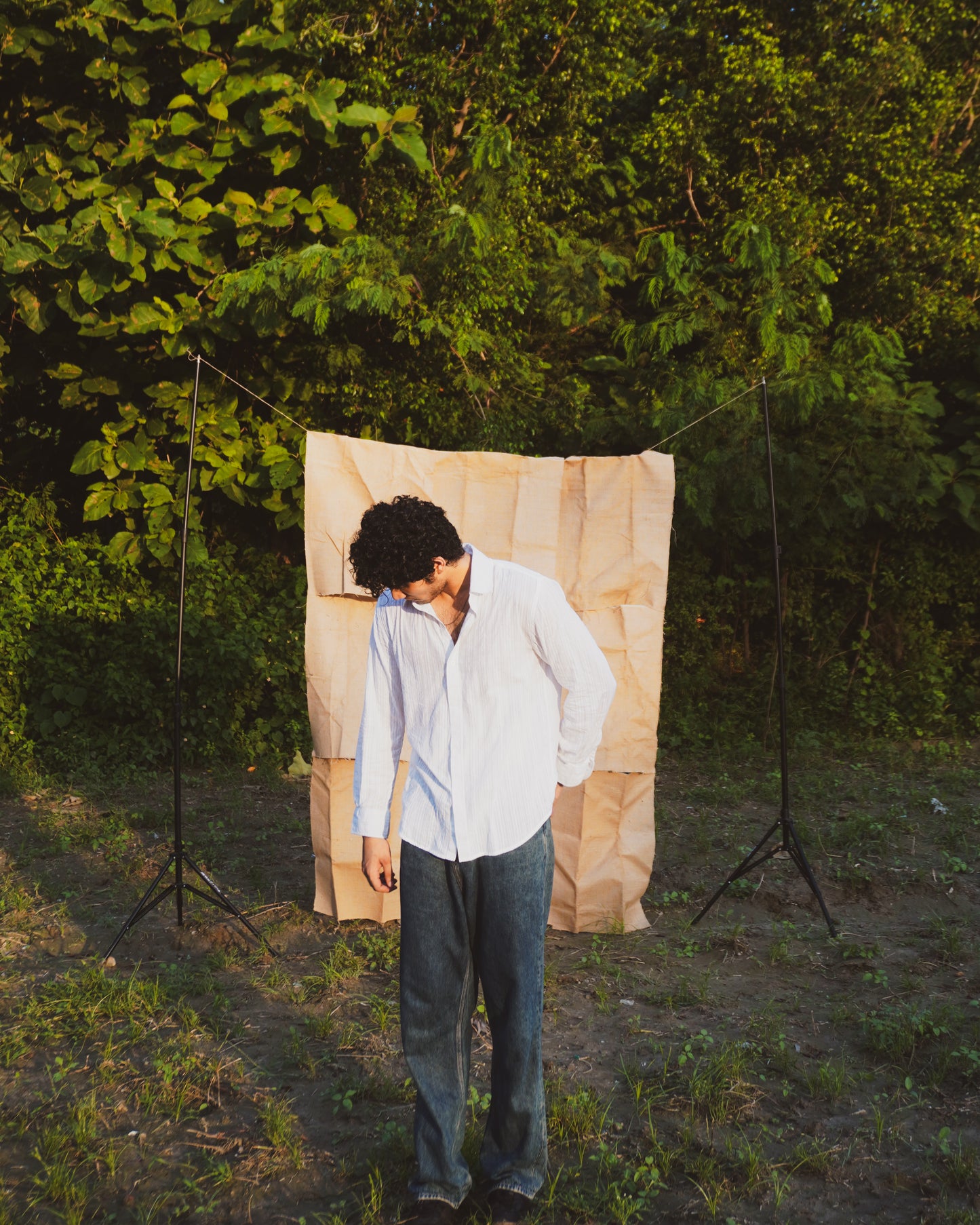 Bright White Dublin Stripe Shirt
