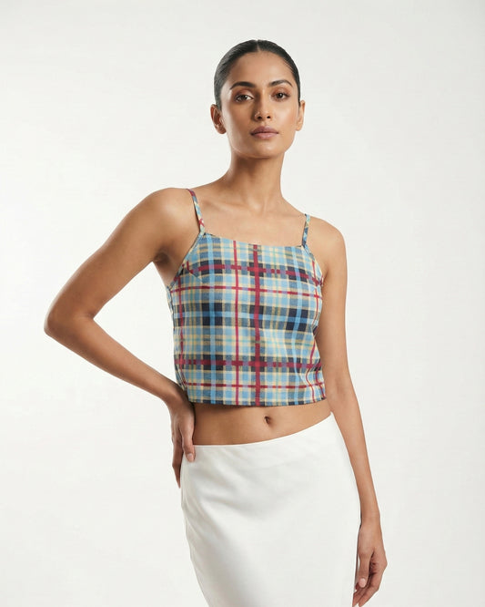 Chennai Chaadar Crop Top | Khandaani