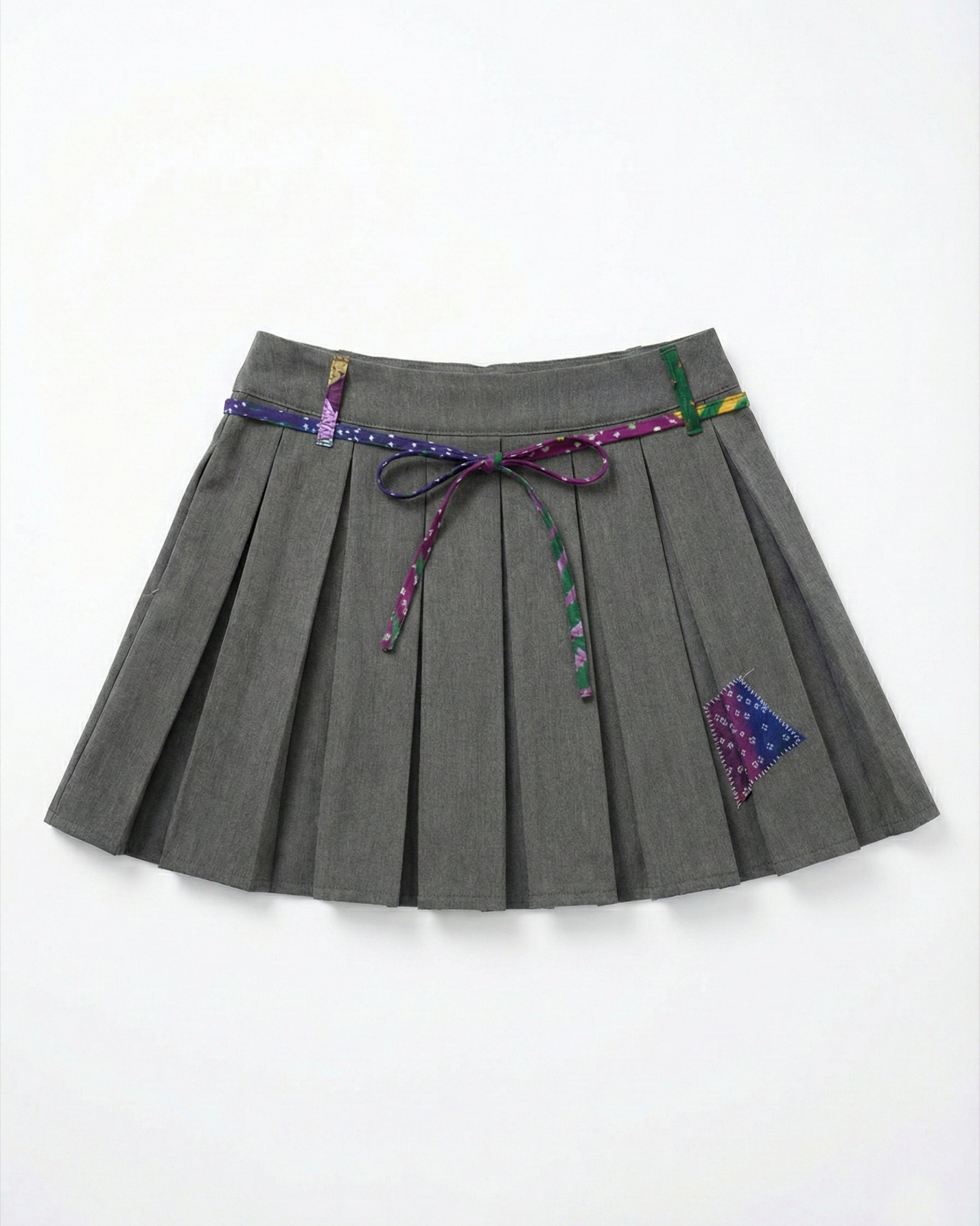 Bandhani Pleated Skirt
